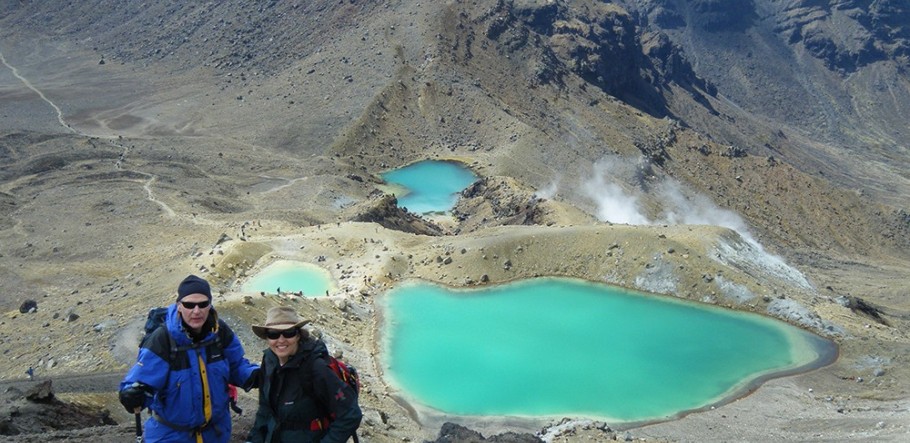 Hiking the Tongariro Crossing with Walking Places.